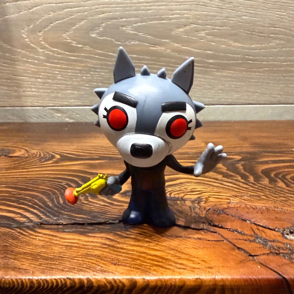 Roblox Piggy Willow Wolf Figure PhatMojo 2021 MiniToon Grey Wolf Plunger 2.75